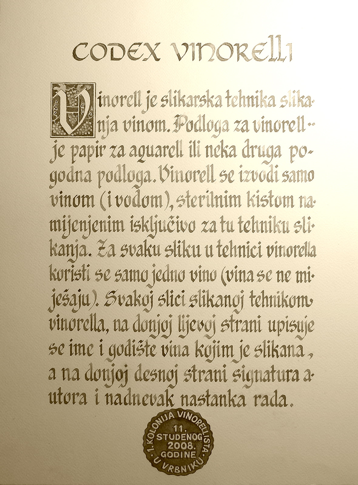 Codex Vinorelli
